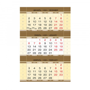 Календарный блок Ангстрем Золото (110*170мм)